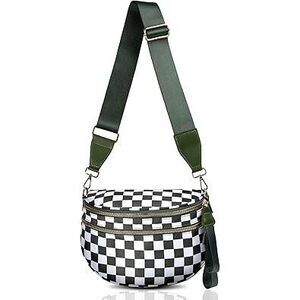 Women'S Durable Crossbody Bag Spacious Multi-Purpose Shoulder Nylon Handbag, Bum